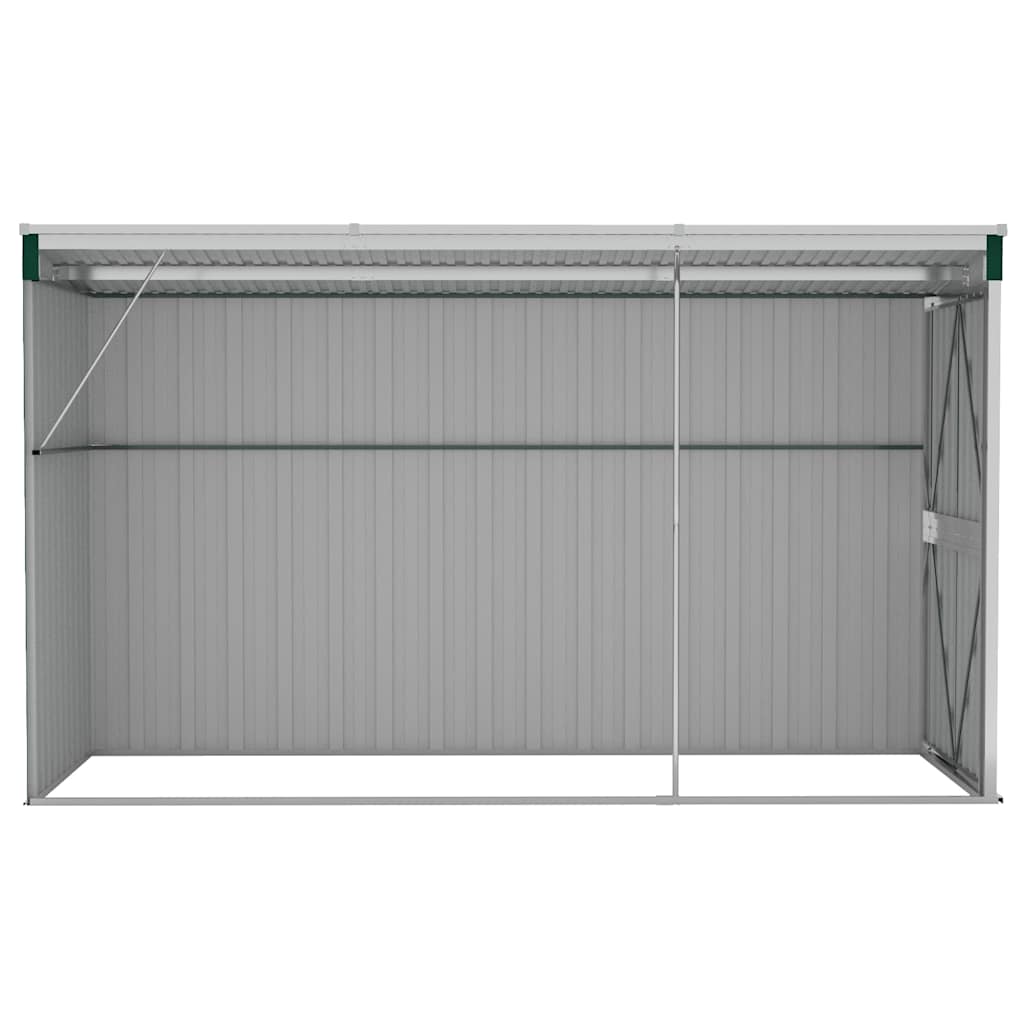 Wand-Gartenhäuser aus verzinktem Stahl – verschiedene Größen und Farben – Grün · 118 × 288 cm – Ansicht 5