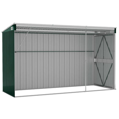 Wand-Gartenhäuser aus verzinktem Stahl – verschiedene Größen und Farben – Grün · 118 × 288 cm – Ansicht 6