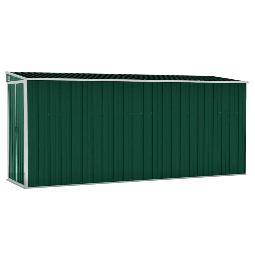 Wand-Gartenhäuser aus verzinktem Stahl – verschiedene Größen und Farben – Grün · 118 × 382 cm – Ansicht 2