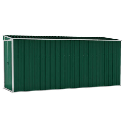 Wand-Gartenhäuser aus verzinktem Stahl – verschiedene Größen und Farben – Grün · 118 × 382 cm – Ansicht 2