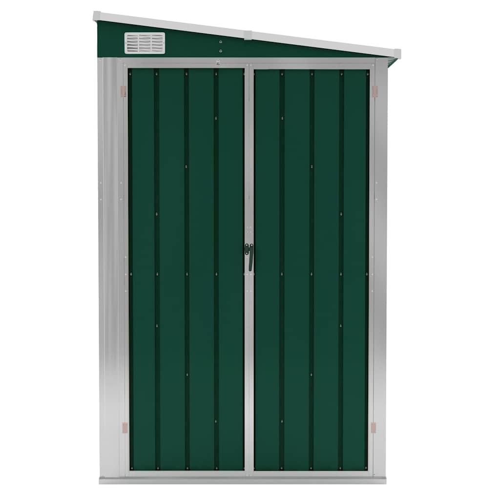 Wand-Gartenhäuser aus verzinktem Stahl – verschiedene Größen und Farben – Grün · 118 × 382 cm – Ansicht 3