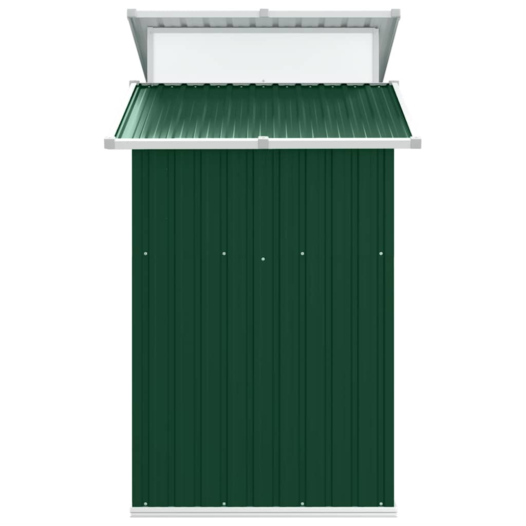 Geräteschuppen 270 × 130 × 208,5 cm aus verzinktem Stahl – Grün – Ansicht 5