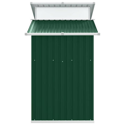 Geräteschuppen 270 × 130 × 208,5 cm aus verzinktem Stahl – Grün – Ansicht 5