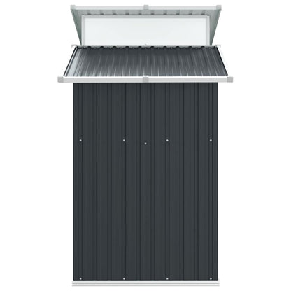 Geräteschuppen 270 × 130 × 208,5 cm aus verzinktem Stahl – Anthrazit – Ansicht 5