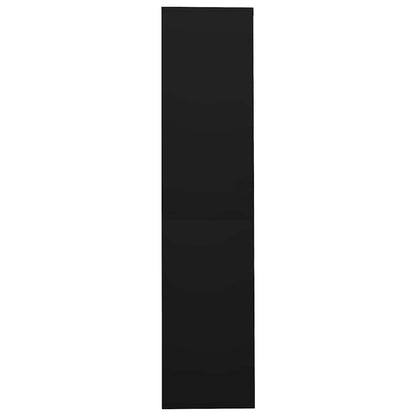 Büroschrank mit Schiebetüren 90 × 40 × 180 cm – Schwarz – Ansicht 5