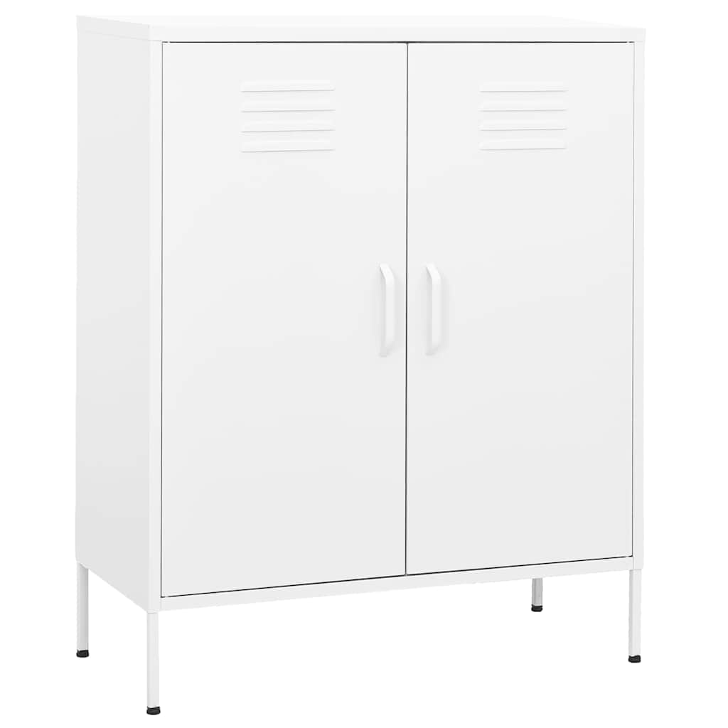 Lagerschrank Wei� 80x35x101,5 cm Stahl