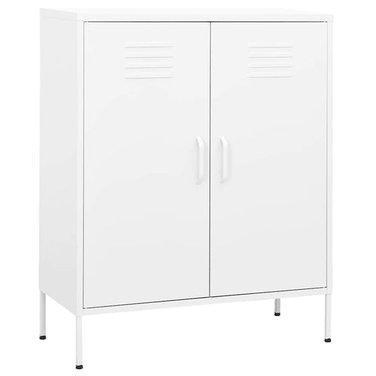 Lagerschrank Wei� 80x35x101,5 cm Stahl