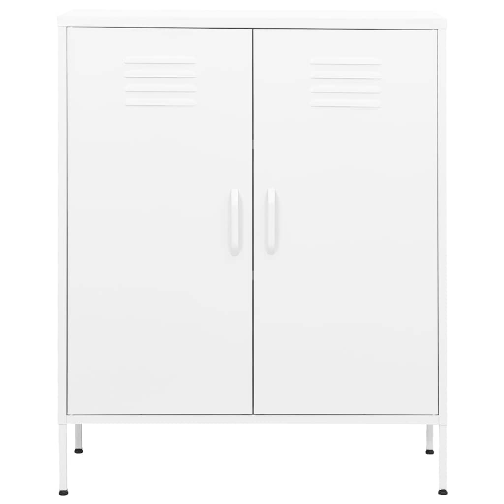 Lagerschrank Wei� 80x35x101,5 cm Stahl