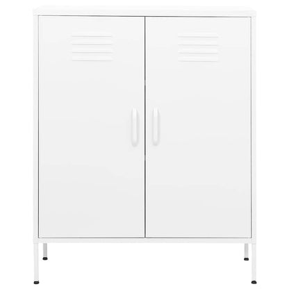Lagerschrank Wei� 80x35x101,5 cm Stahl