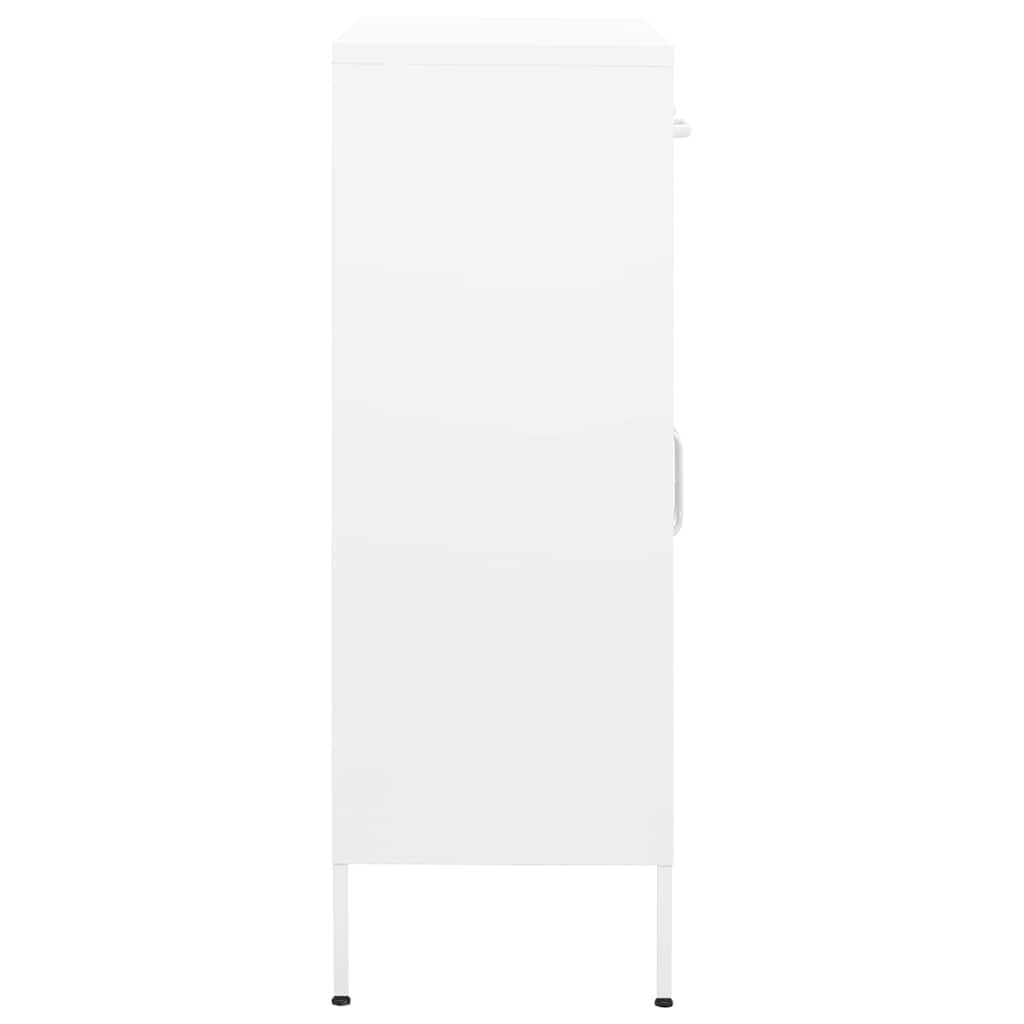 Lagerschrank Wei� 80x35x101,5 cm Stahl