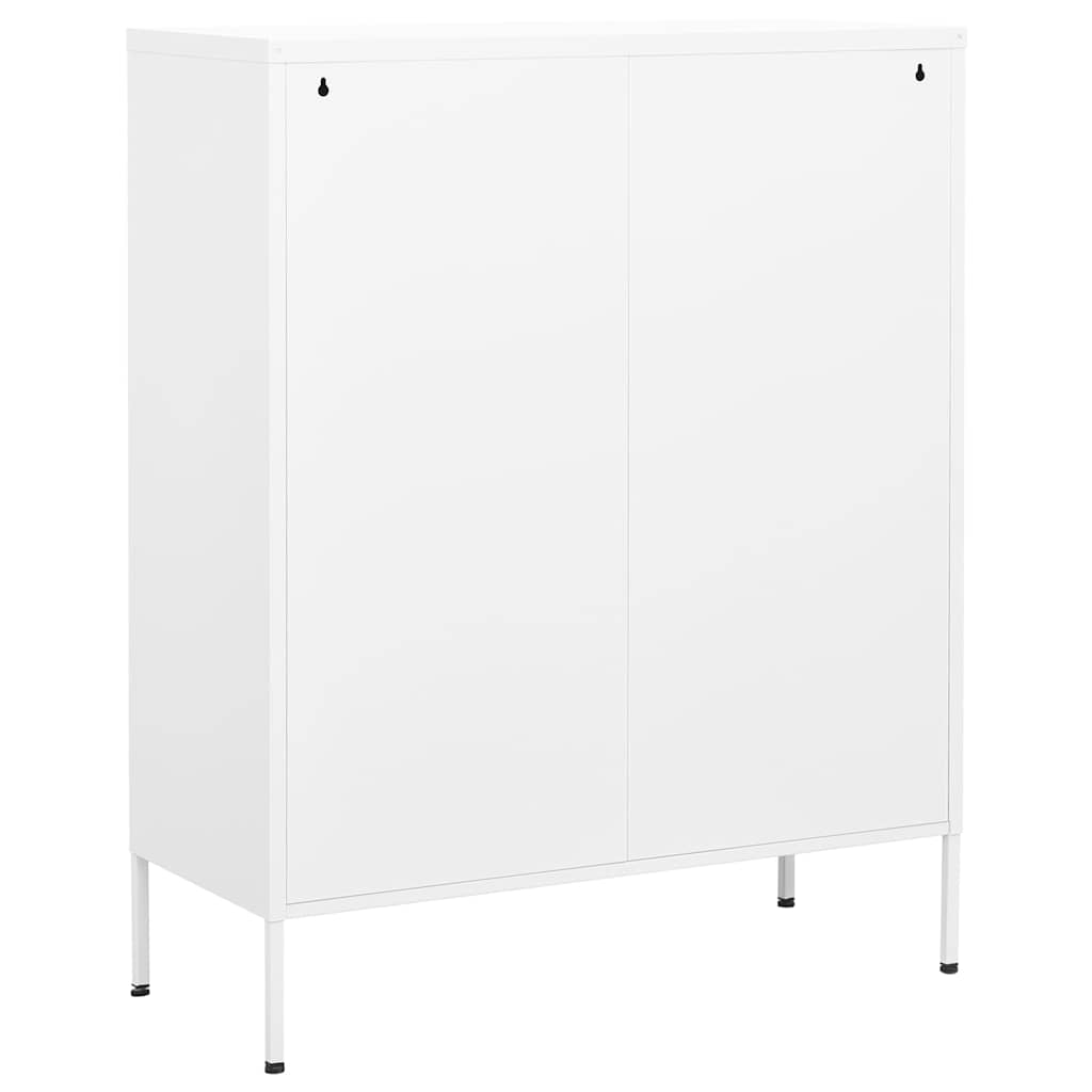 Lagerschrank Wei� 80x35x101,5 cm Stahl