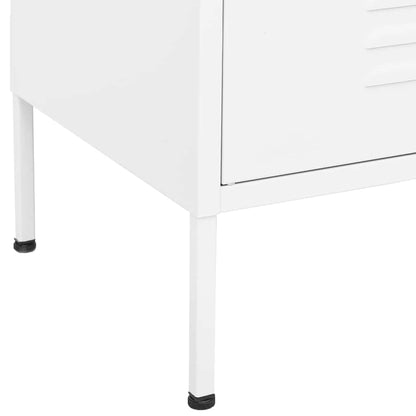 Lagerschrank Wei� 80x35x101,5 cm Stahl