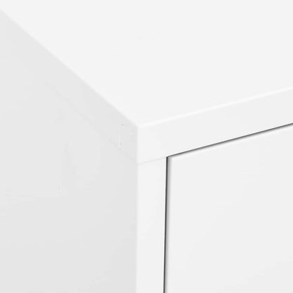 Lagerschrank Wei� 80x35x101,5 cm Stahl