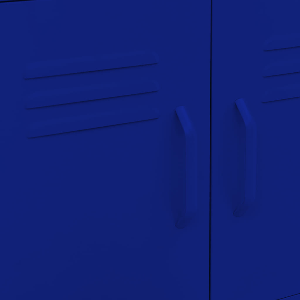 Lagerschrank Marineblau 60x35x56 cm Stahl