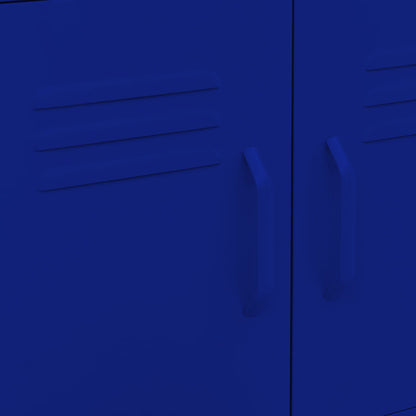 Lagerschrank Marineblau 60x35x56 cm Stahl