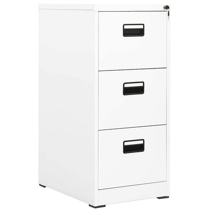 Aktenschrank aus Stahl – verschiedene Farben und Höhen – Weiß / 46 × 62 × 102,5 cm – Ansicht 1
