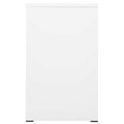 Aktenschrank aus Stahl – verschiedene Farben und Höhen – Weiß / 46 × 62 × 102,5 cm – Ansicht 4