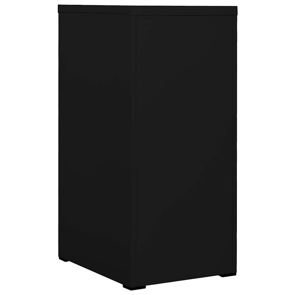 Aktenschrank aus Stahl – verschiedene Farben und Höhen – Schwarz / 46 × 62 × 102,5 cm – Ansicht 3