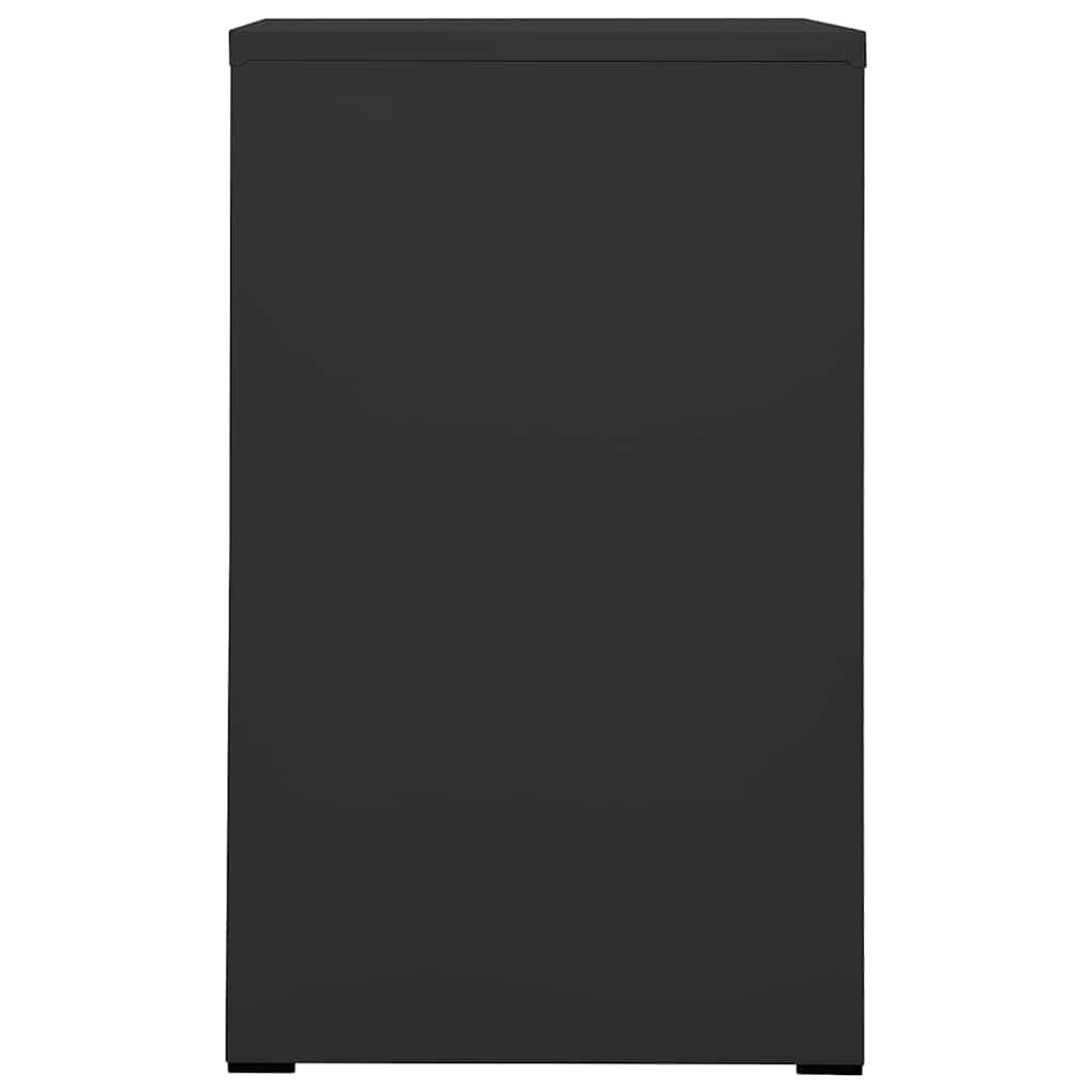 Aktenschrank aus Stahl – verschiedene Farben und Höhen – Anthrazit / 46 × 62 × 102,5 cm – Ansicht 4
