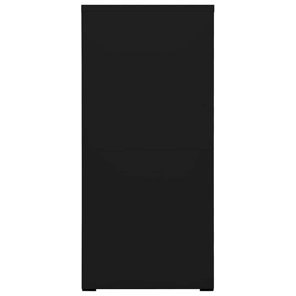 Aktenschrank aus Stahl – verschiedene Farben und Höhen – Schwarz / 46 × 62 × 133 cm – Ansicht 3