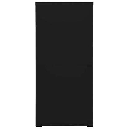 Aktenschrank aus Stahl – verschiedene Farben und Höhen – Schwarz / 46 × 62 × 133 cm – Ansicht 3