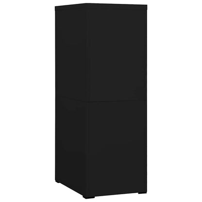 Aktenschrank aus Stahl – verschiedene Farben und Höhen – Schwarz / 46 × 62 × 133 cm – Ansicht 4