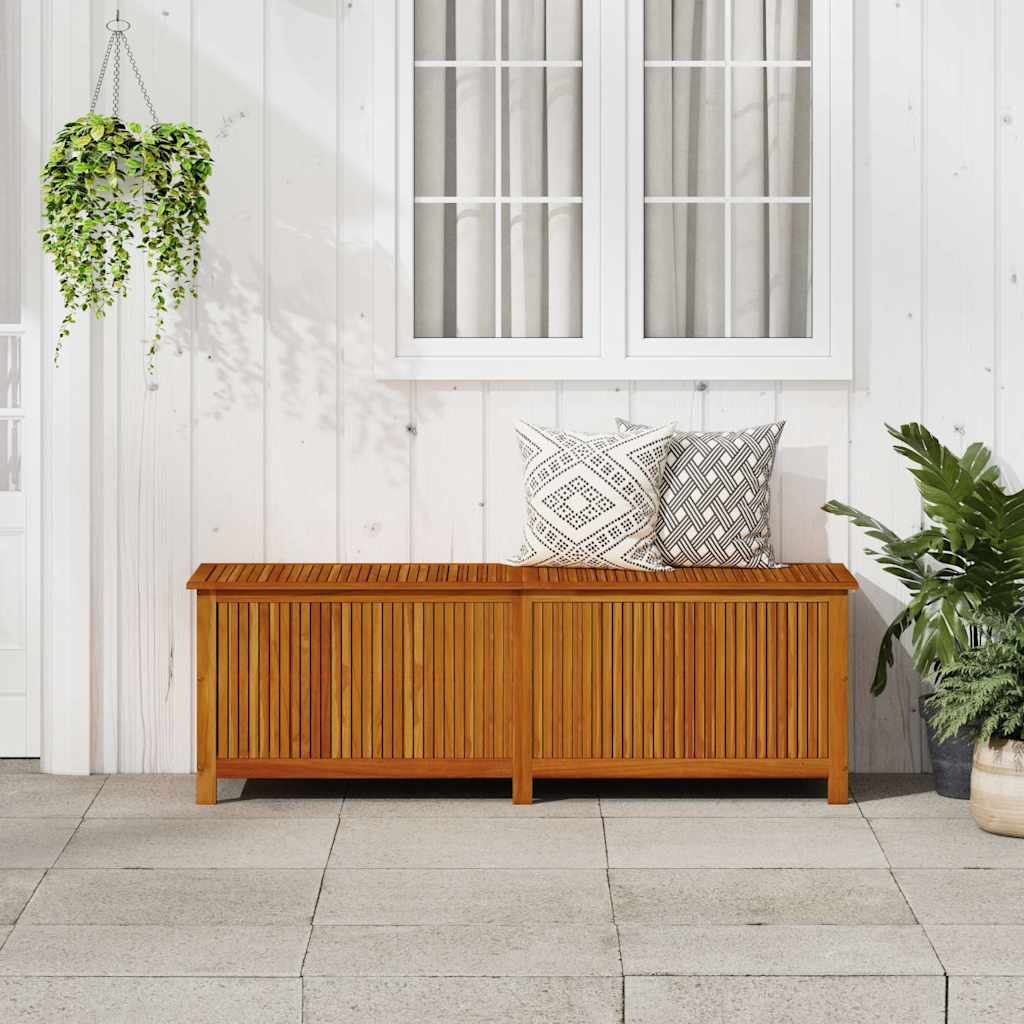 Gartenboxen aus Akazienholz – verschiedene Größen – 175 × 50 × 58 cm – Ansicht 3