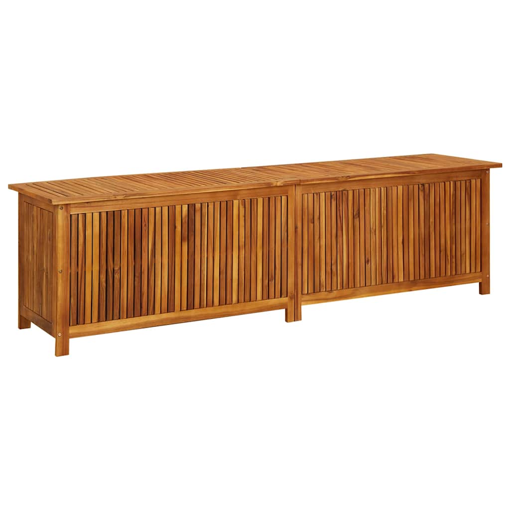Gartenboxen aus Akazienholz – verschiedene Größen – 200 × 50 × 58 cm – Ansicht 2