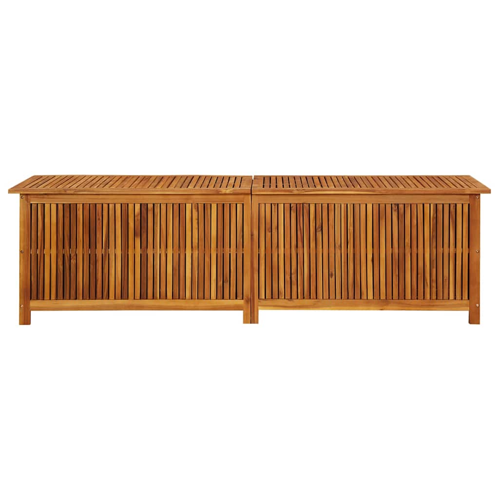 Gartenboxen aus Akazienholz – verschiedene Größen – 200 × 50 × 58 cm – Ansicht 4