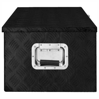 Aluminium-Aufbewahrungsboxen – verschiedene Größen – 90 × 47 × 33,5 cm · Schwarz – Ansicht 5