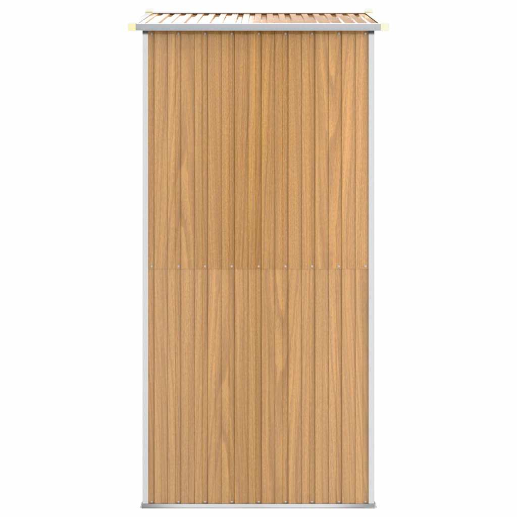 Ger�teschuppen Hellbraun 192x108x223 cm Verzinkter Stahl