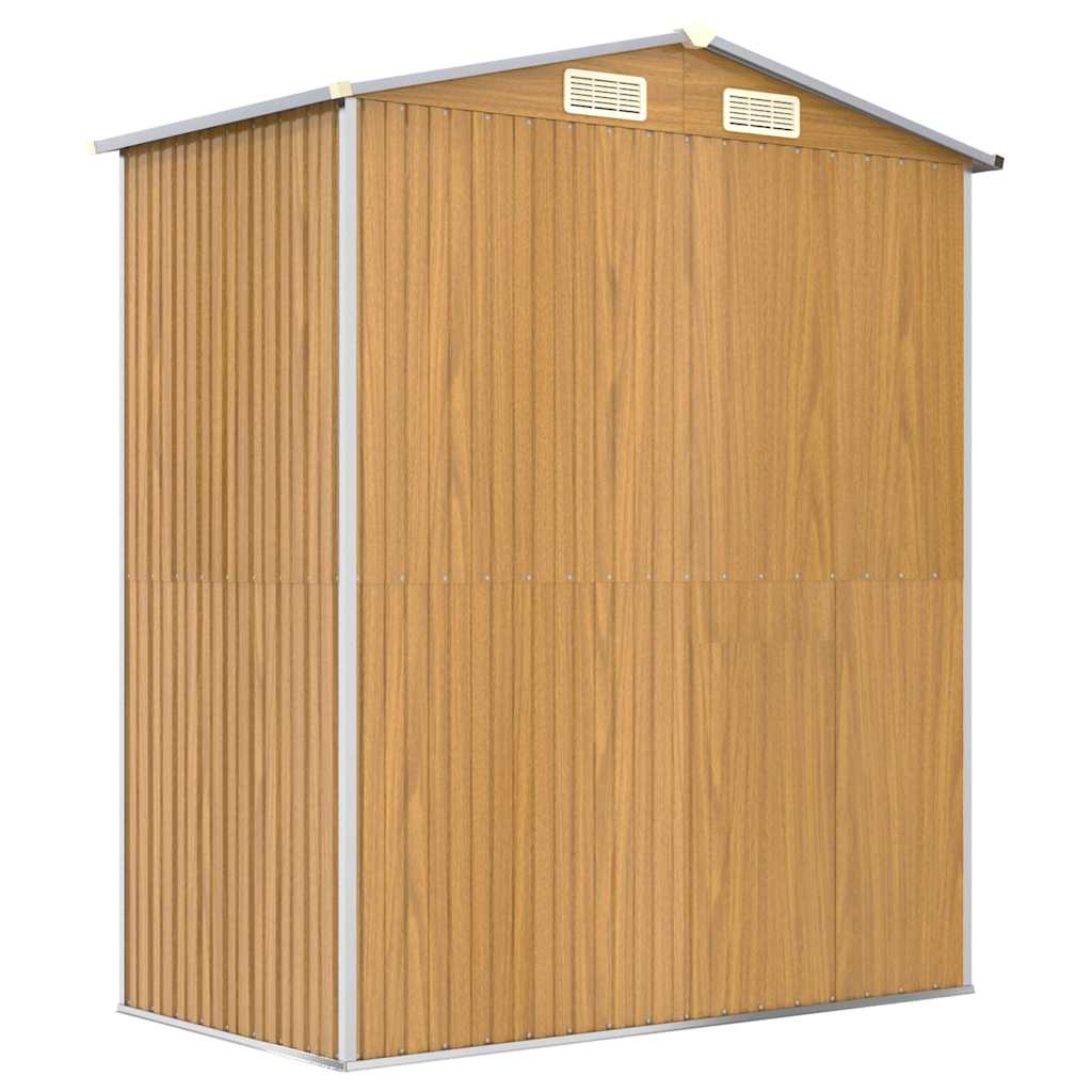 Ger�teschuppen Hellbraun 192x108x223 cm Verzinkter Stahl