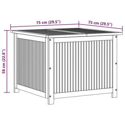 Gartenboxen aus Akazienholz – verschiedene Größen – 75 × 75 × 58 cm – Ansicht 11