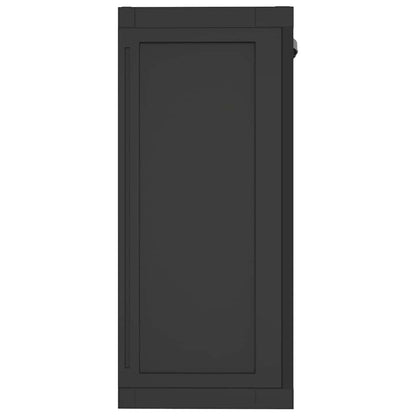 Gartenschrank Schwarz 65x37x85 cm PP