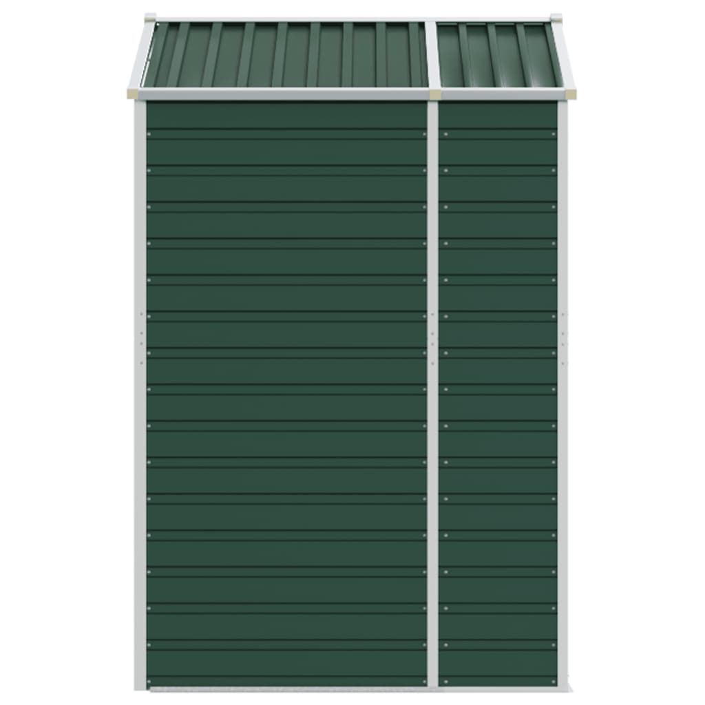 Ger�tehaus Gr�n 191x130x198 cm Verzinkter Stahl