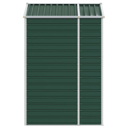Ger�tehaus Gr�n 191x130x198 cm Verzinkter Stahl