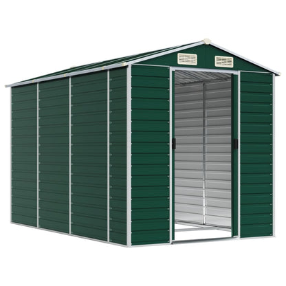 Gartenhaus Gr�n 191 x 300 x 198 cm Verzinkter Stahl