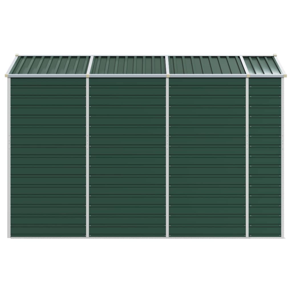 Gartenhaus Gr�n 191 x 300 x 198 cm Verzinkter Stahl