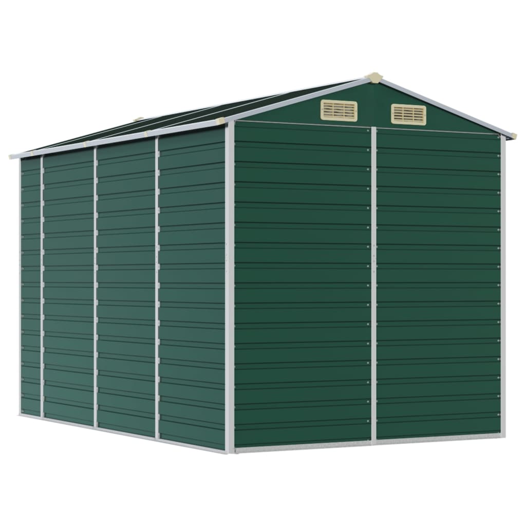 Gartenhaus Gr�n 191 x 300 x 198 cm Verzinkter Stahl