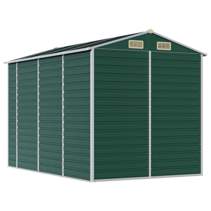 Gartenhaus Gr�n 191 x 300 x 198 cm Verzinkter Stahl