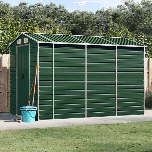Gartenhaus Gr�n 191 x 300 x 198 cm Verzinkter Stahl