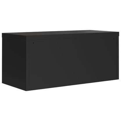 Aktenschränke aus Stahl – verschiedene Größen und Farben – Schwarz · 90 × 40 × 110 cm – Ansicht 6