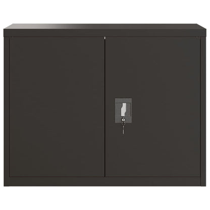Aktenschränke aus Stahl – verschiedene Größen und Farben – Schwarz · 90 × 40 × 110 cm – Ansicht 8