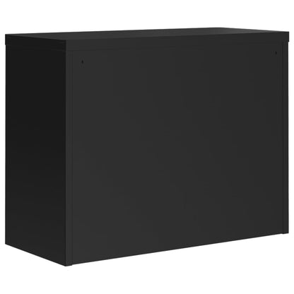 Aktenschränke aus Stahl – verschiedene Größen und Farben – Schwarz · 90 × 40 × 110 cm – Ansicht 10