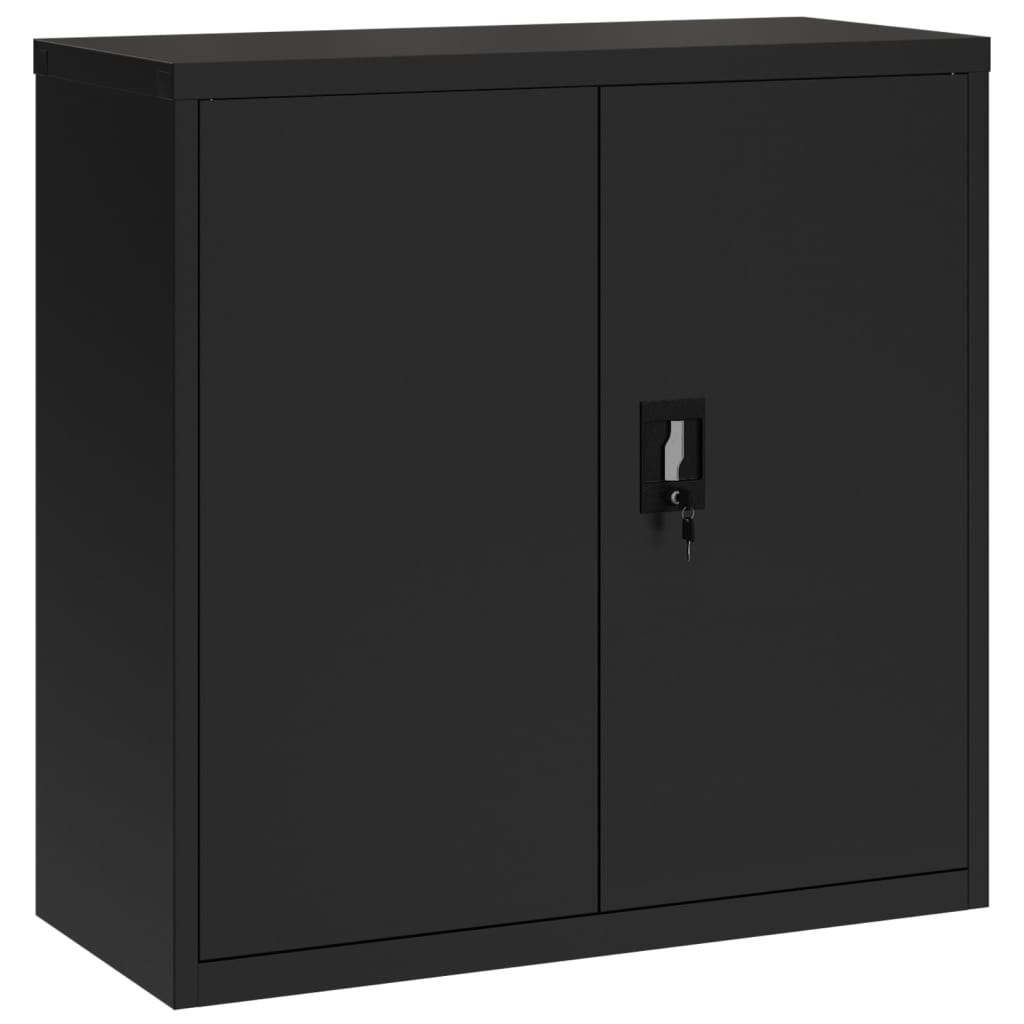 Aktenschränke aus Stahl – verschiedene Größen und Farben – Schwarz · 90 × 40 × 130 cm – Ansicht 7