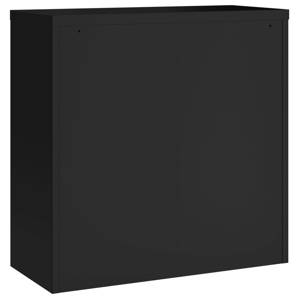 Aktenschränke aus Stahl – verschiedene Größen und Farben – Schwarz · 90 × 40 × 130 cm – Ansicht 10