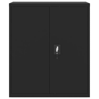 Aktenschränke aus Stahl – verschiedene Größen und Farben – Schwarz · 90 × 40 × 145 cm – Ansicht 8