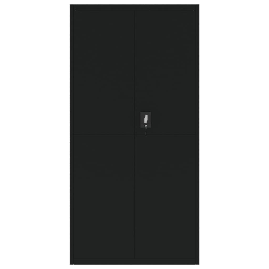 Aktenschränke aus Stahl – verschiedene Größen und Farben – Schwarz · 90 × 40 × 220 cm – Ansicht 8
