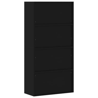 Aktenschränke aus Stahl – verschiedene Größen und Farben – Schwarz · 90 × 40 × 220 cm – Ansicht 10