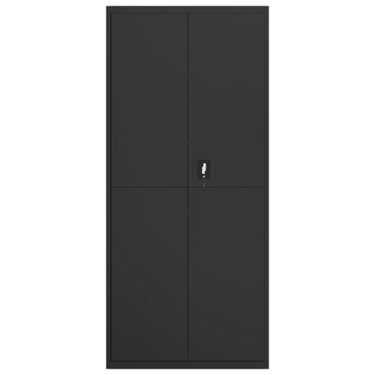Aktenschränke aus Stahl – verschiedene Größen und Farben – Schwarz · 90 × 40 × 240 cm – Ansicht 7